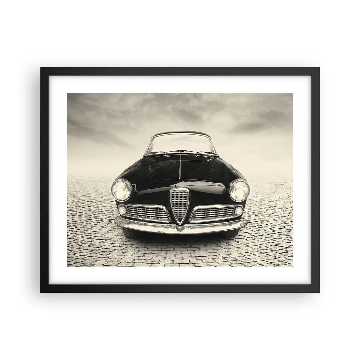 Affiche dans un cadre noir - Poster - Et alors! Tu ne m'aime pas? - 50x40 cm