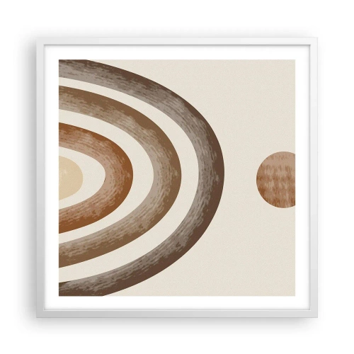 Affiche dans un cadre blanc - Poster - Dans une galaxie lointaine - 60x60 cm