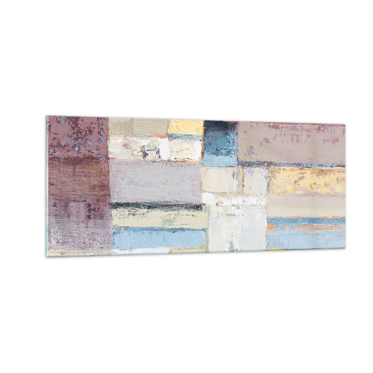 Impression sur verre - Image sur verre - Le calme de la géométrie - 100x40 cm