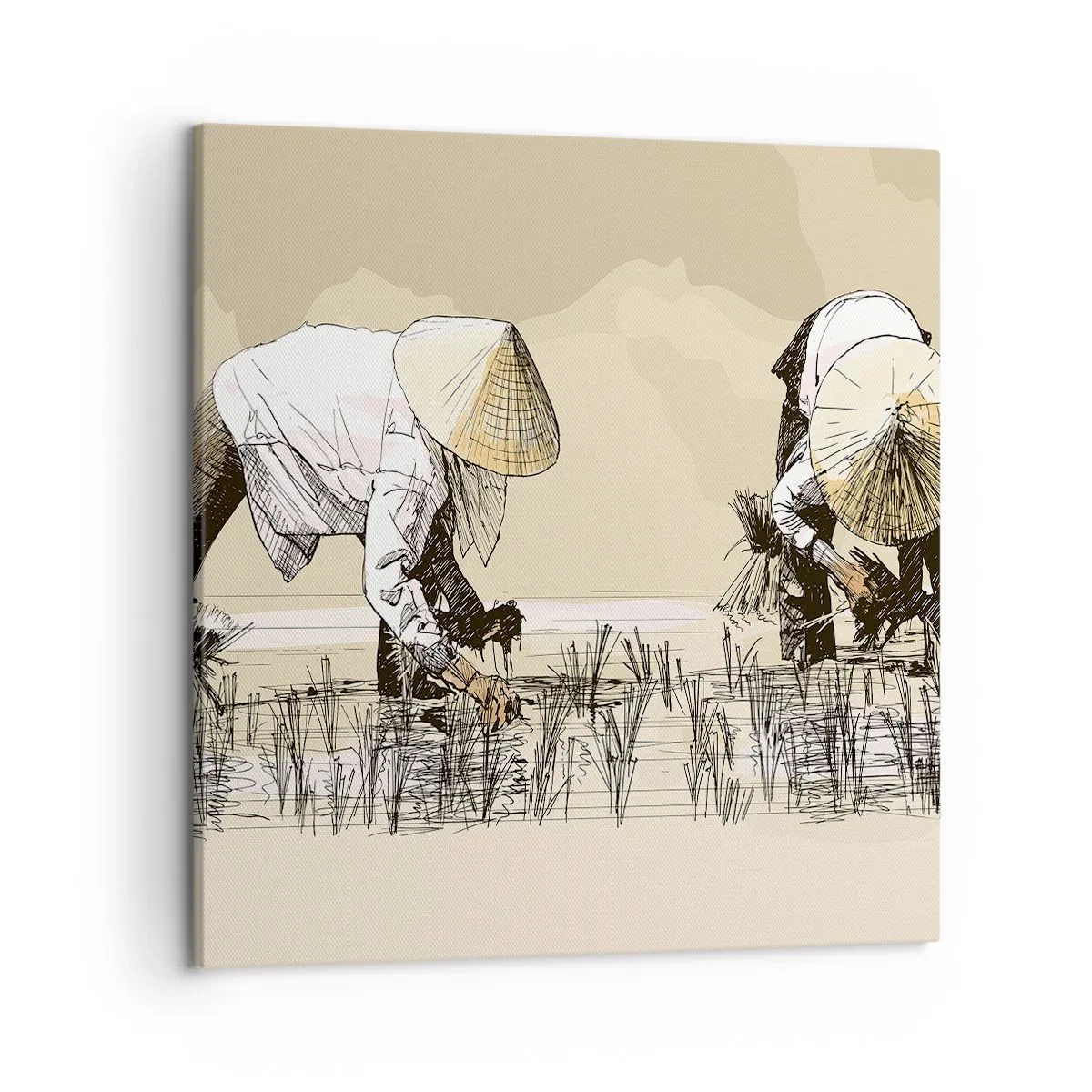 Impression sur toile - Image sur toile - Récolte réussie - 50x50 cm