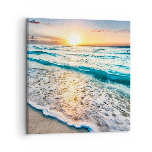 Impression sur toile - Image sur toile - Une vue qui en vaut la peine - 70x70 cm