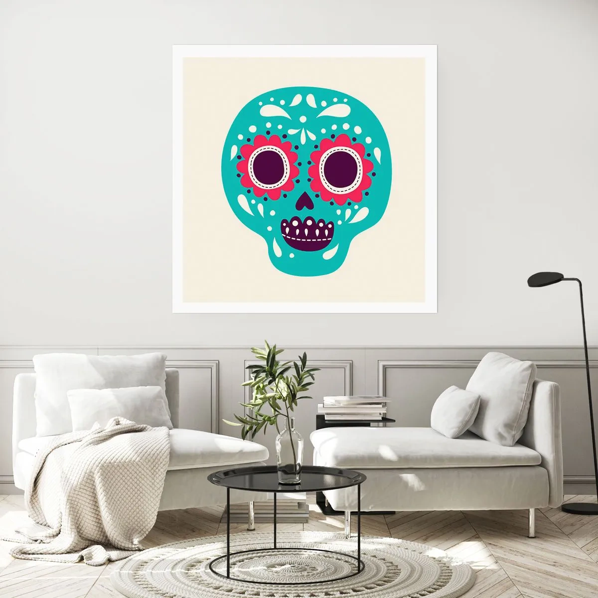 Affiche - Poster - La vie – du plaisir jusqu'à la mort - 40x40 cm