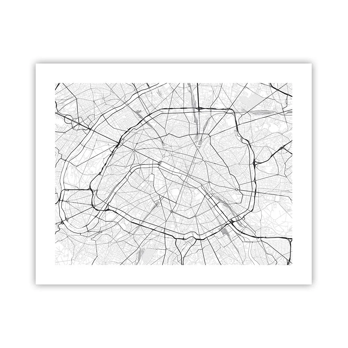 Affiche - Poster - Fleur de Paris - 50x40 cm