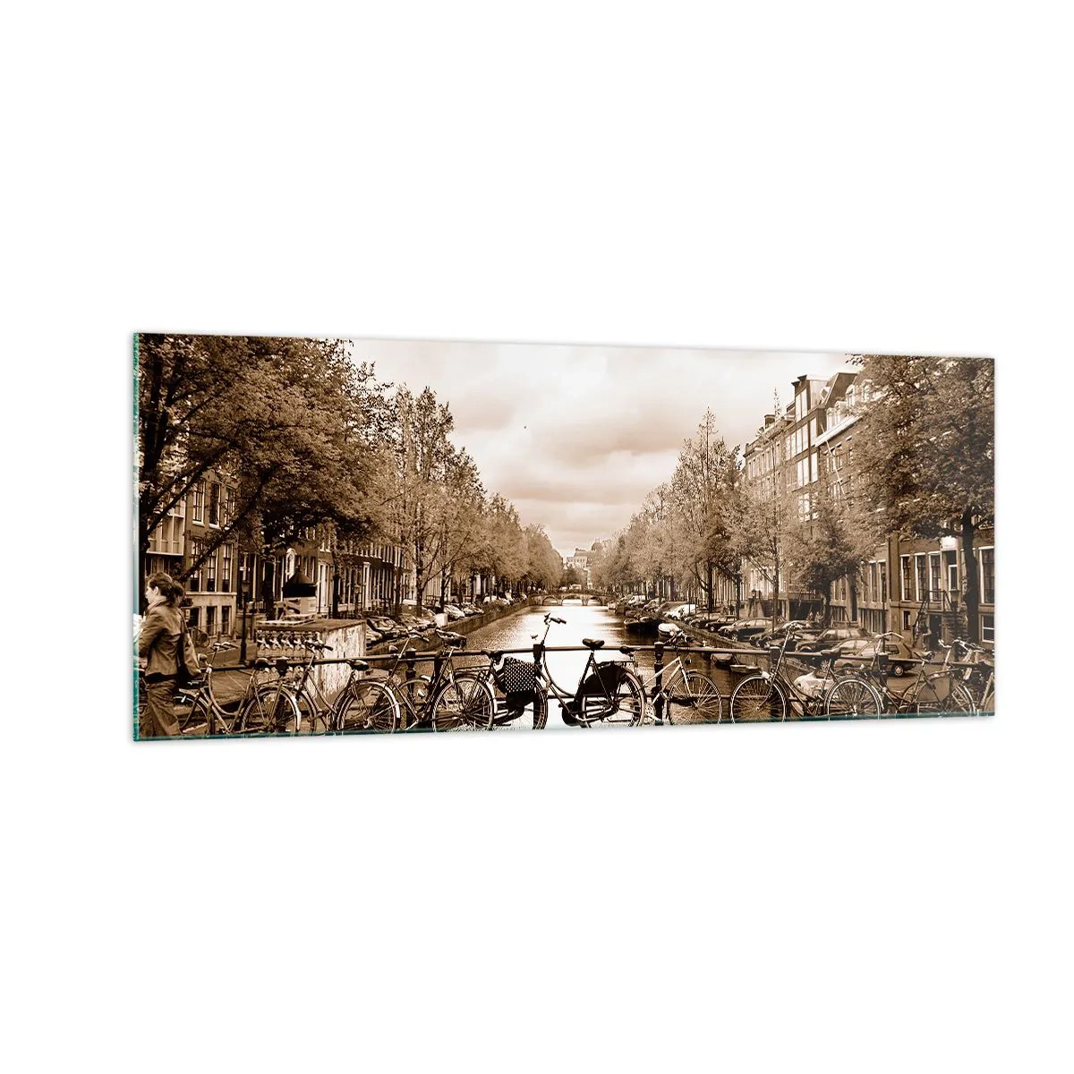 Impression sur verre - Image sur verre - Ambiance hollandaise - 100x40 cm