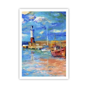 Affiche - Poster - Un après-midi dans la baie arc-en-ciel - 70x100 cm