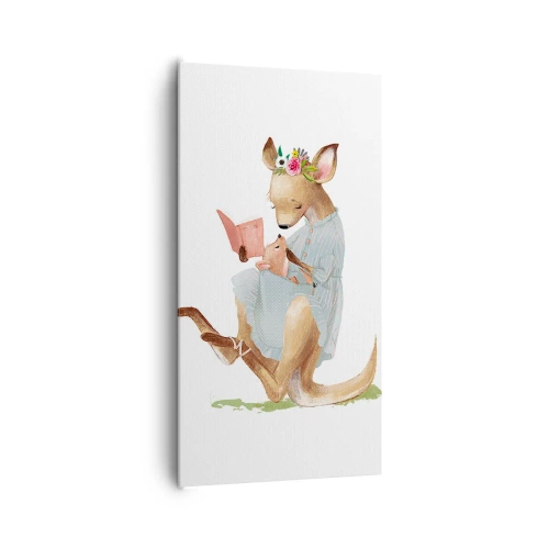 Impression sur toile - Image sur toile - Lis-moi maman - 65x120 cm