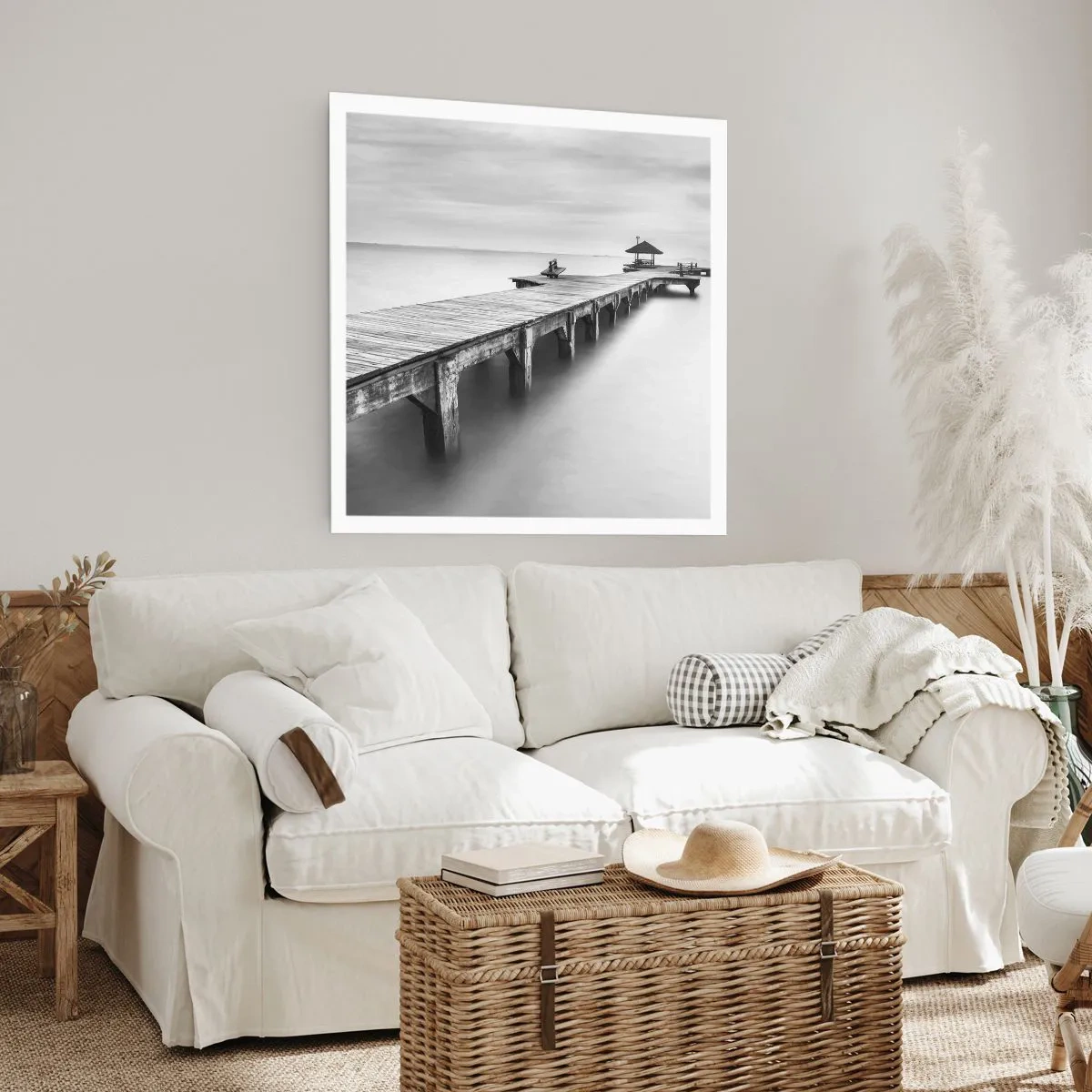 Affiche - Poster - À l'horizon - 40x40 cm