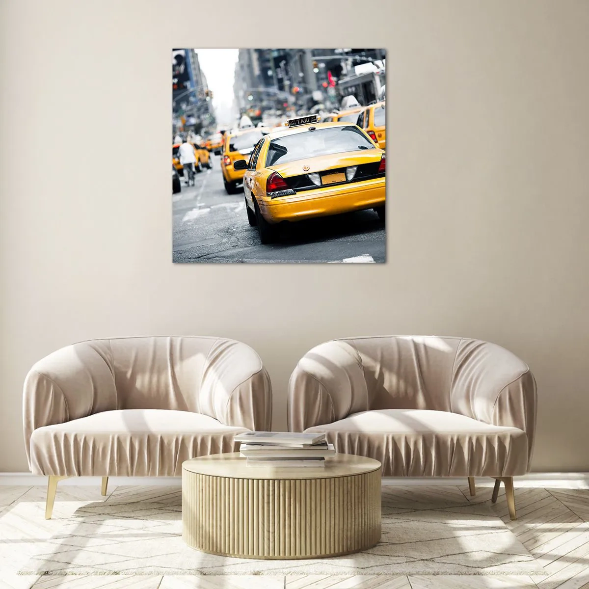 Impression sur verre - Image sur verre - Seulement dans cette ville - 40x40 cm