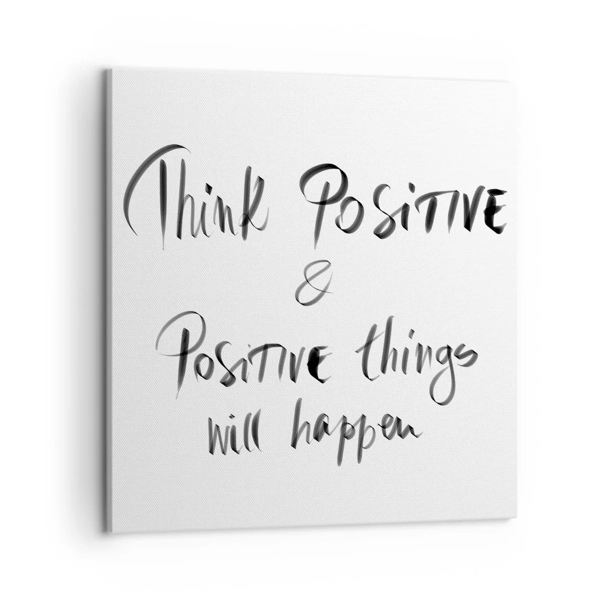 Impression sur toile - Image sur toile - Comment vivre? - 50x50 cm