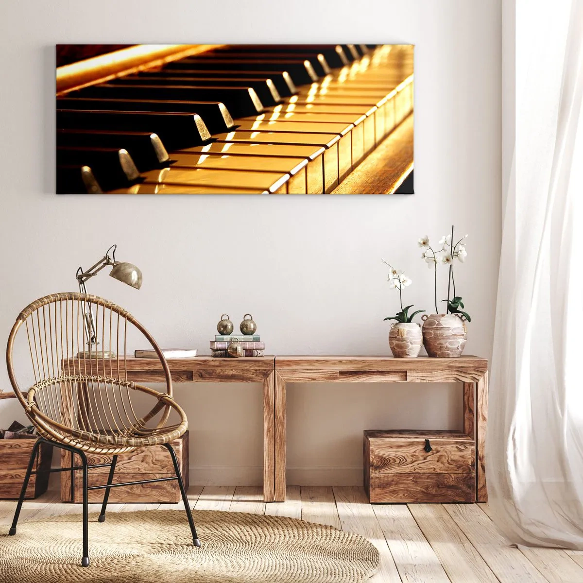 Impression sur toile - Image sur toile - Des possibilités infinies - 90x30 cm