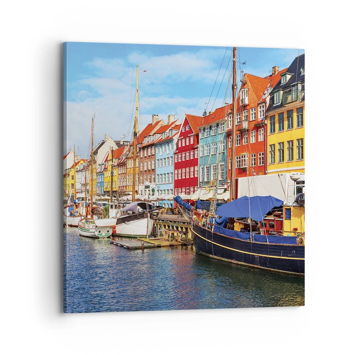 Impression sur toile - Image sur toile - Quai joyeux - 70x70 cm