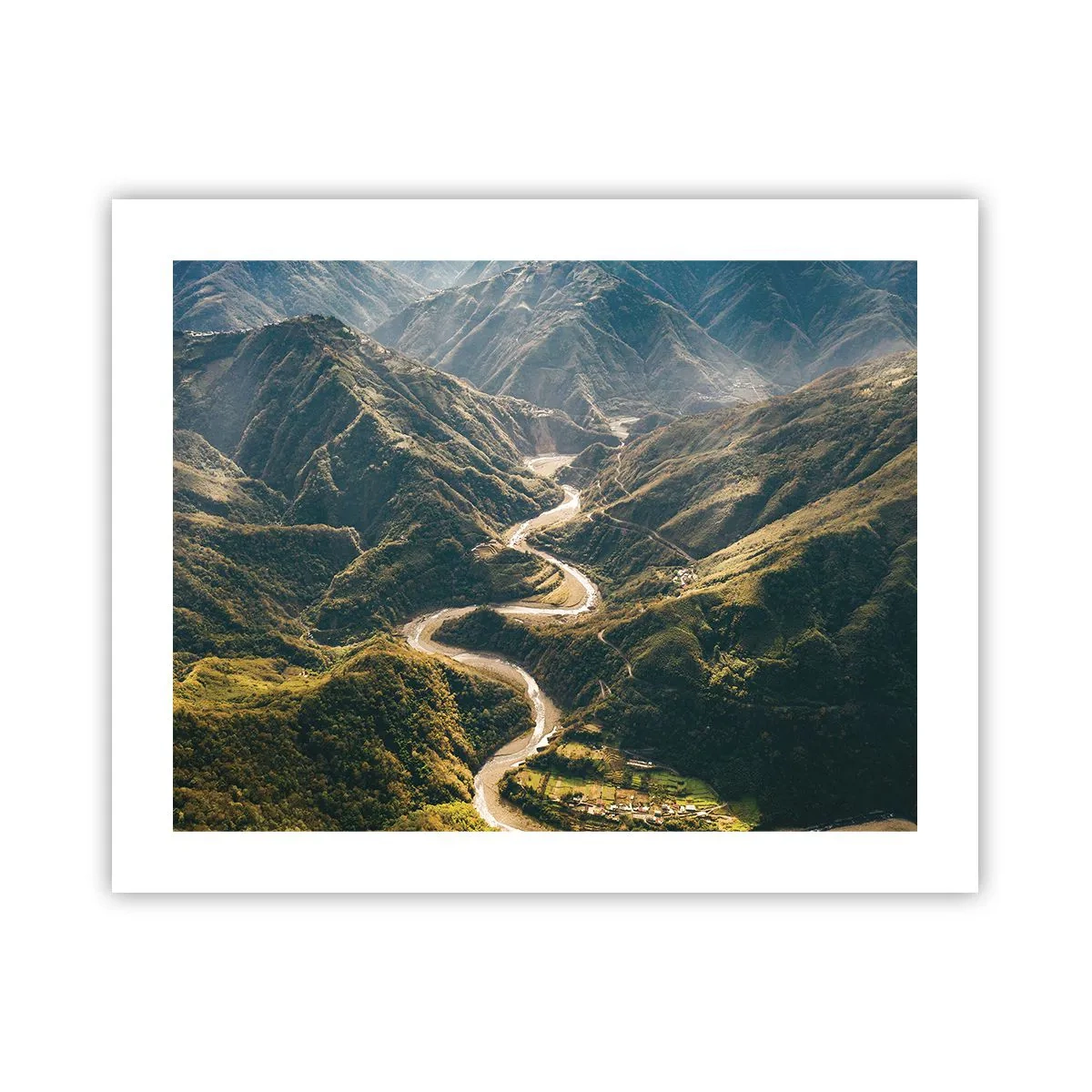 Affiche - Poster - Directement du coeur des montagnes - 50x40 cm