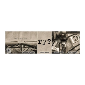 Échantillon de Papier Peint Autocollant Deluxe Sticker - Réponds-moi - Machine à mousser, Ancien, Rétro - 100x30 cm