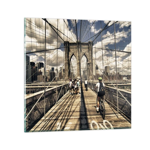 Impression sur verre - Image sur verre - Directement en plein coeur de la ville - 30x30 cm