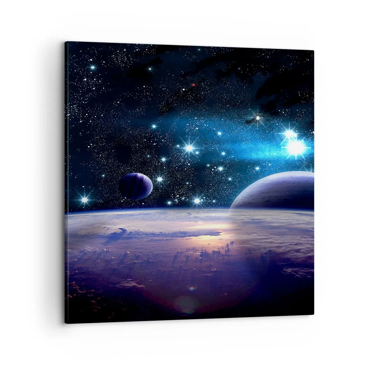 Impression sur toile - Image sur toile - Toujours seul? - 50x50 cm