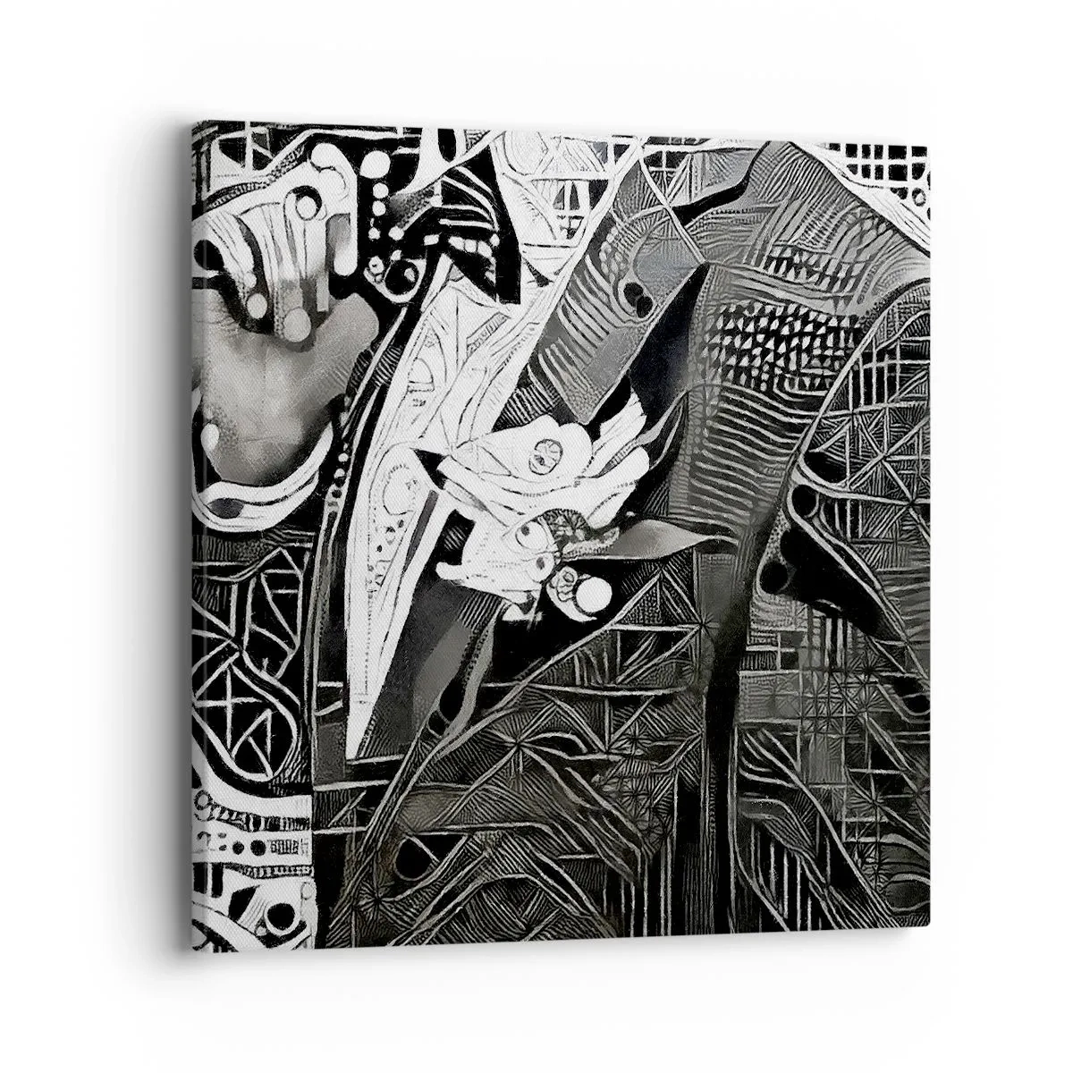 Impression sur toile - Image sur toile - Seulement en apparence un homme froid - 40x40 cm