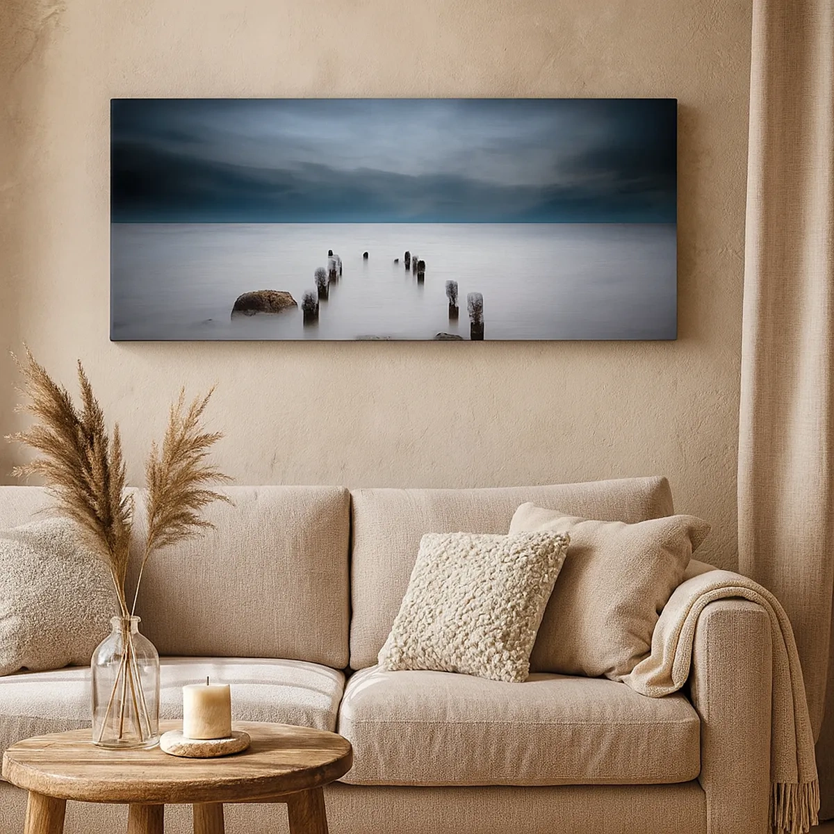 Impression sur toile - Image sur toile - Lac pensif - 30x30 cm