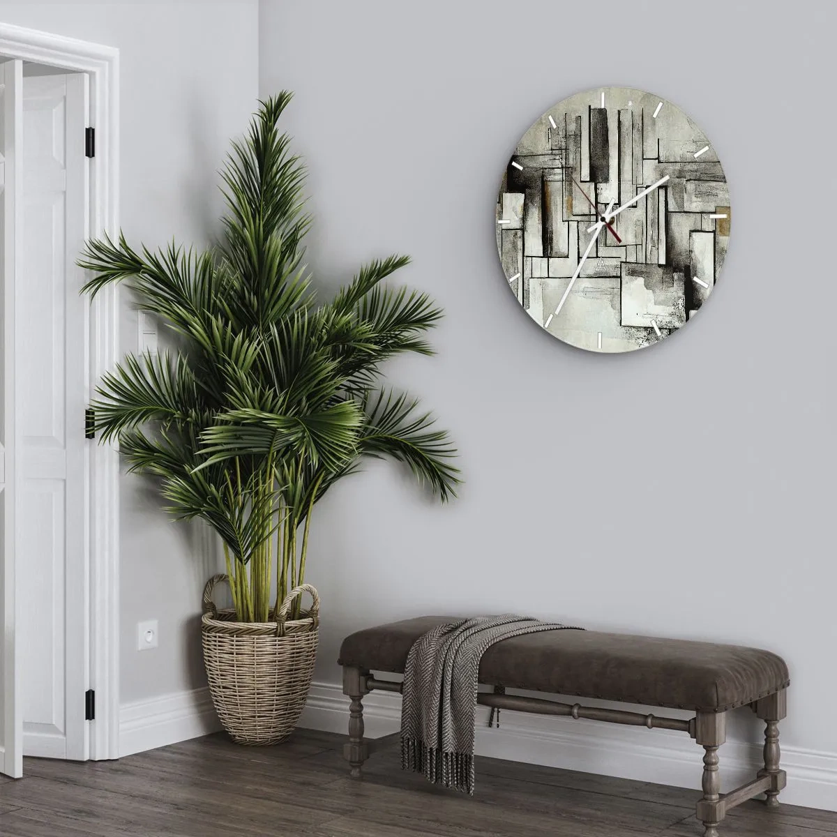 Horloge murale - Pendule murale - Le pouvoir de la simplicité - 30x30 cm