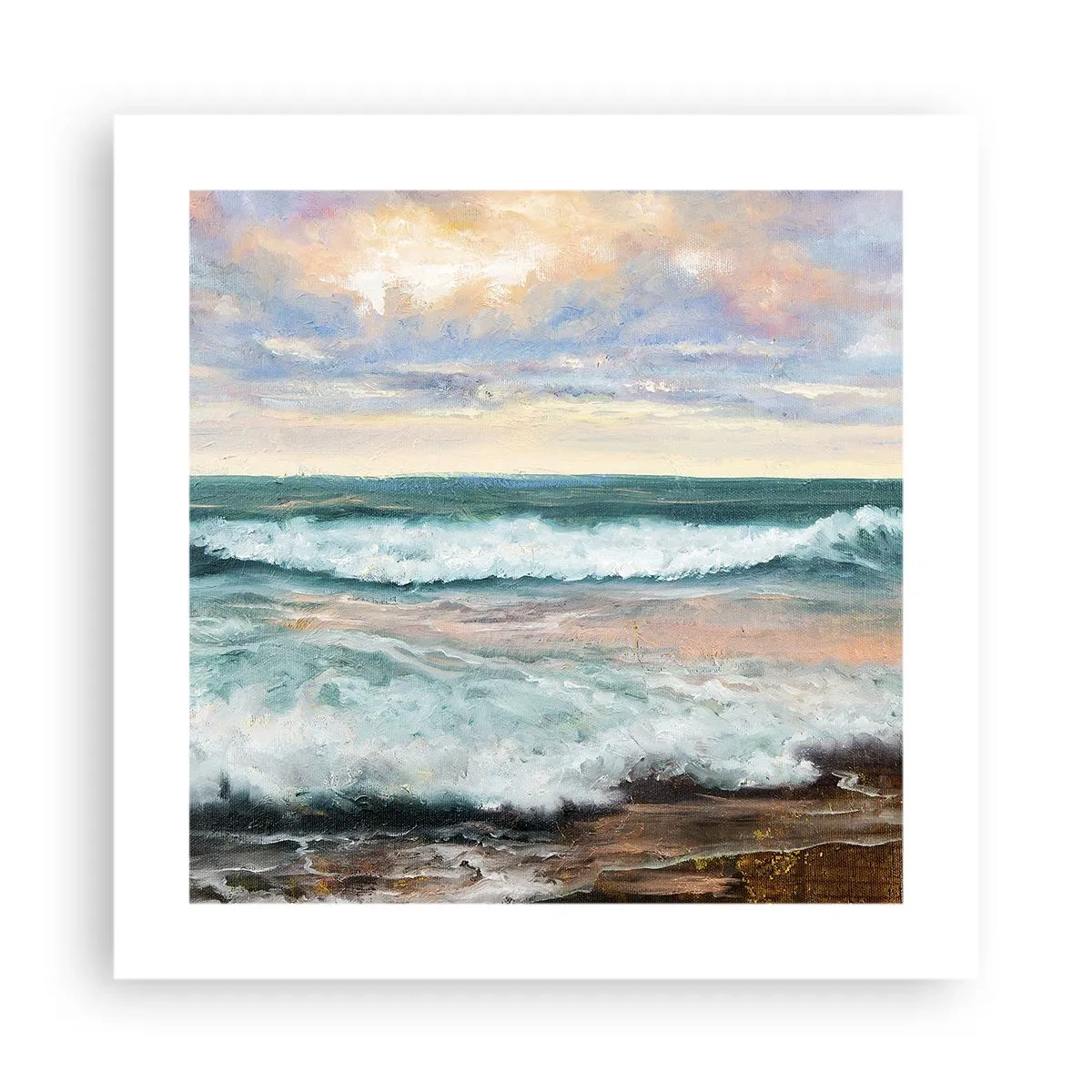 Affiche - Poster - Ici tu adouciras ton âme - 40x40 cm