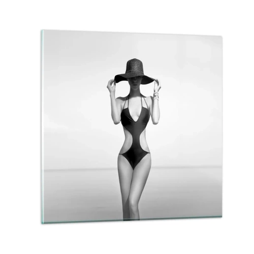 Impression sur verre - Image sur verre - Mon prénom? Élégance - 50x50 cm