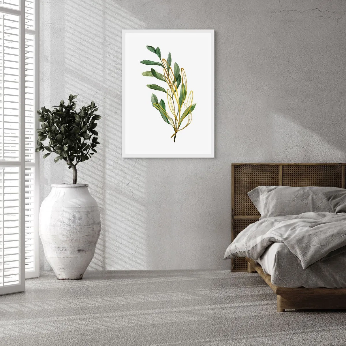 Affiche dans un cadre blanc - Poster - Tout ce qui est bon - 50x70 cm