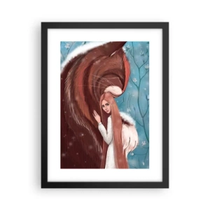 Affiche dans un cadre noir - Poster - Bienvenue dans le conte de fées - 30x40 cm