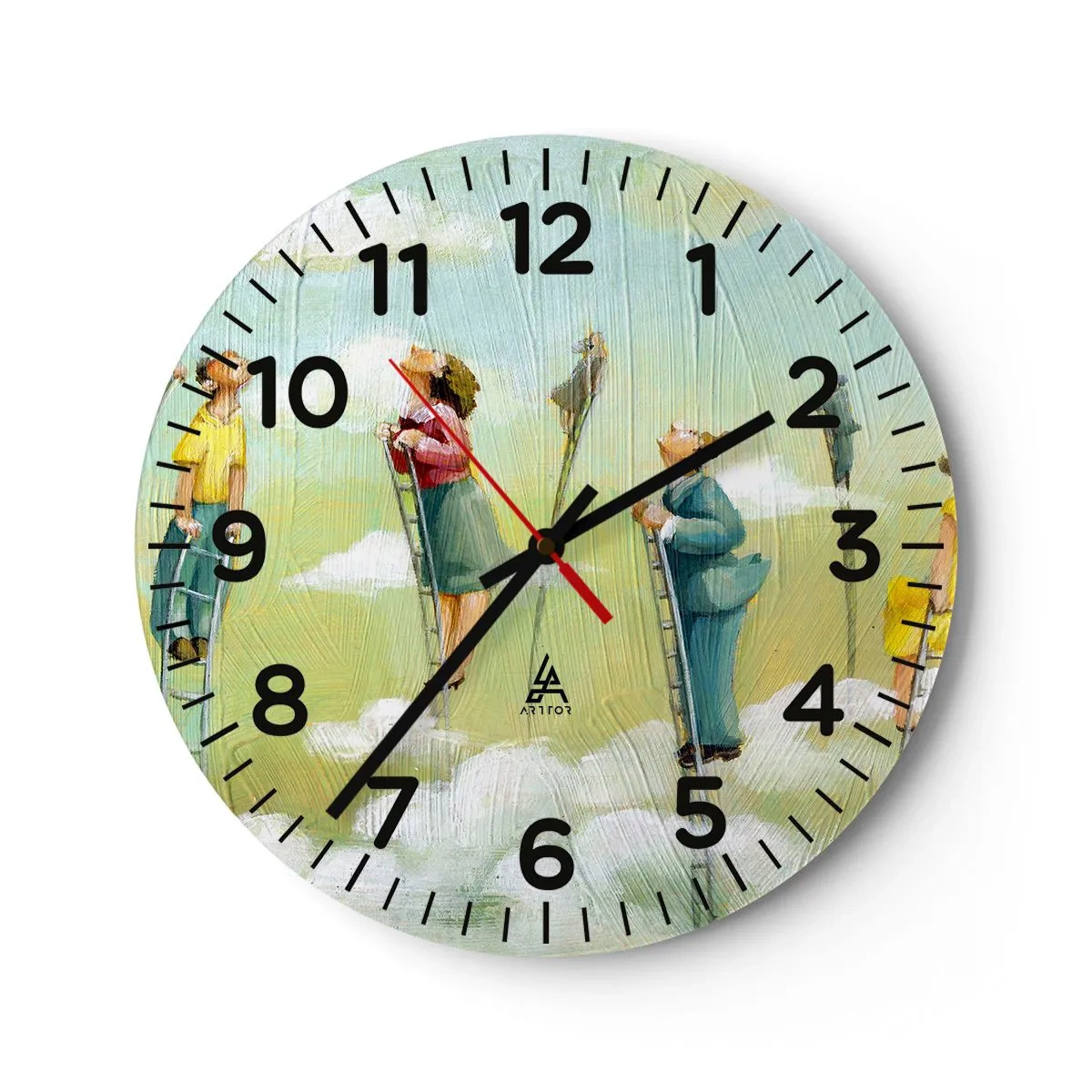 Horloge murale - Pendule murale - Derrière ton rêve - 30x30 cm