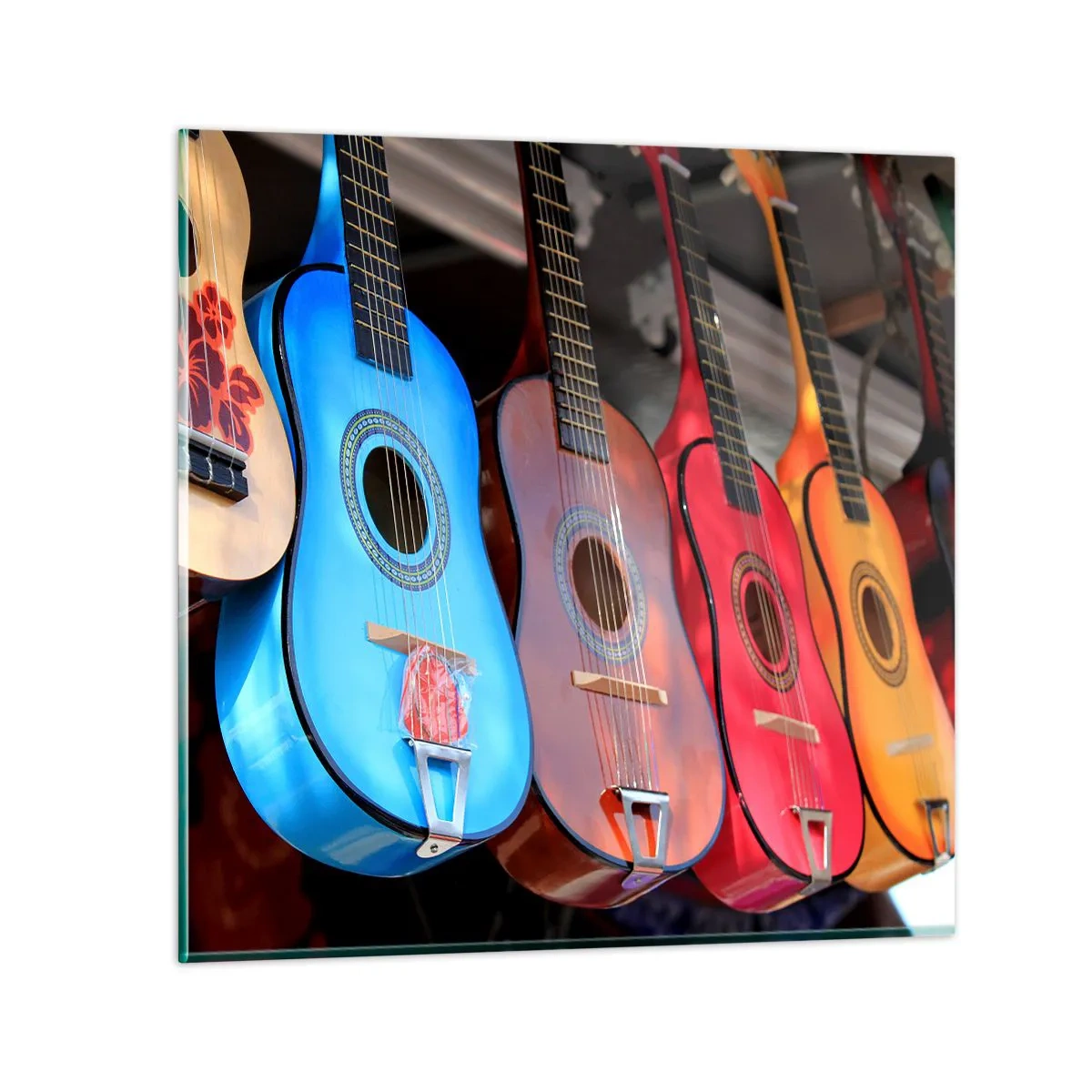 Impression sur verre - Image sur verre - Ambiance latine - 70x70 cm