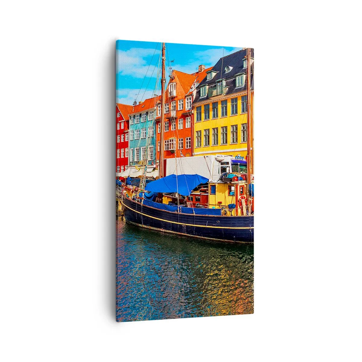 Impression sur toile - Image sur toile - Quai joyeux - 55x100 cm