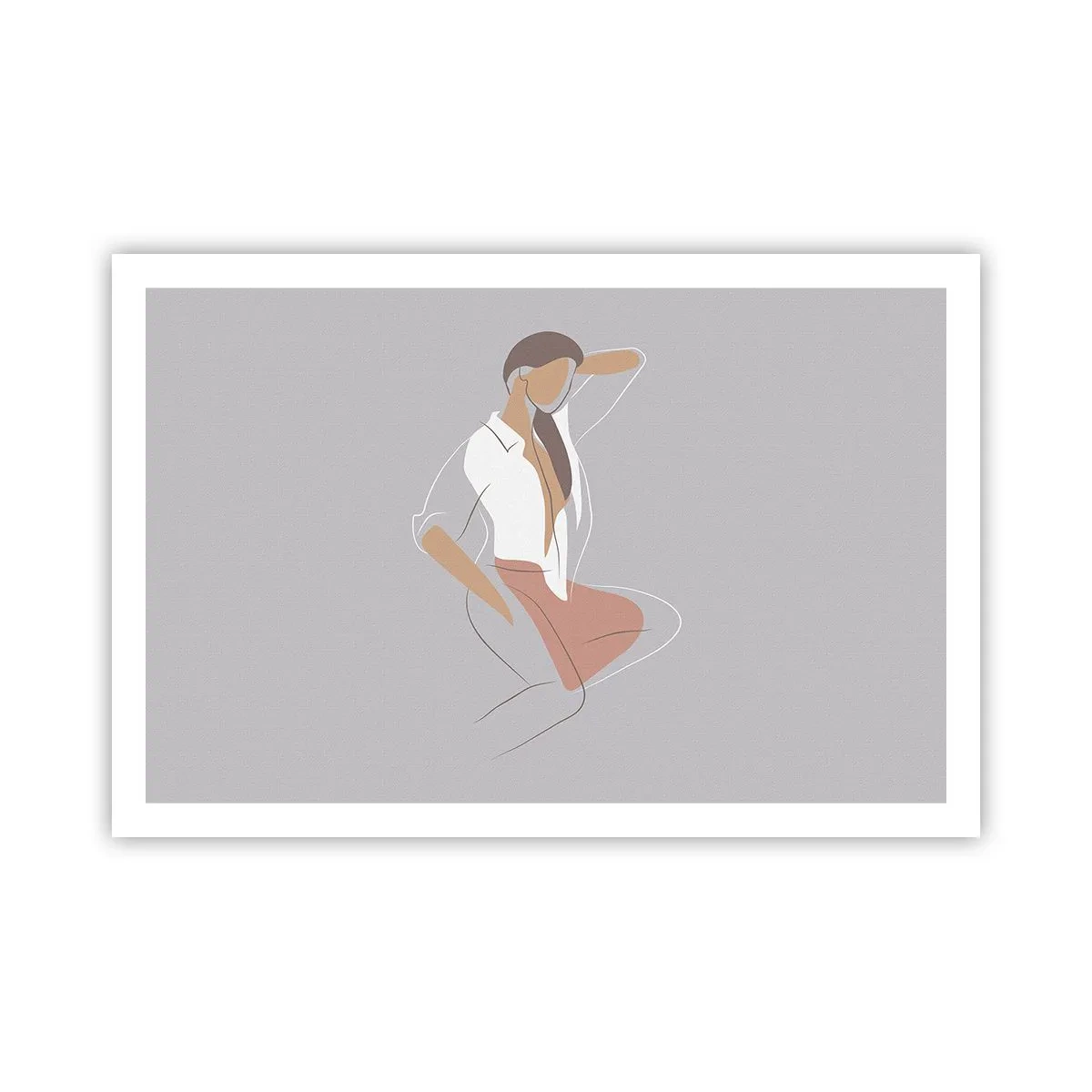 Affiche - Poster - Contour gracieux - 91x61 cm