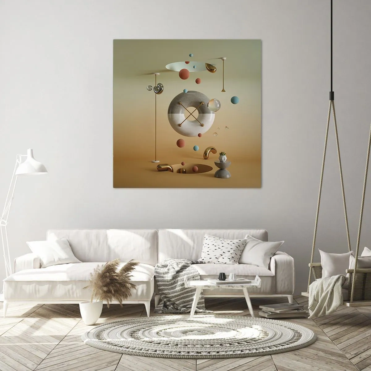 Impression sur toile - Image sur toile - Tout peut arriver - 70x70 cm