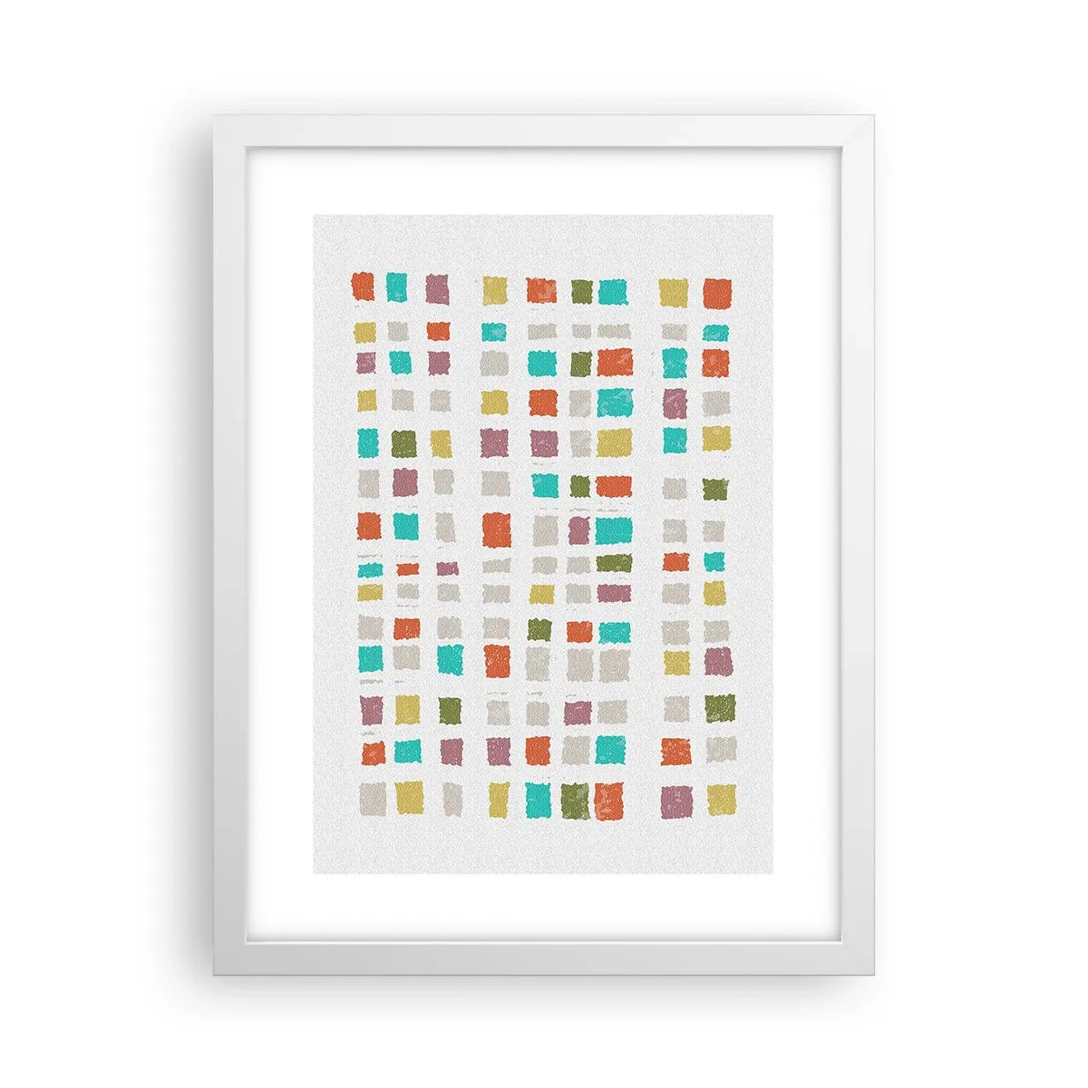 Affiche dans un cadre blanc - Poster - Jeu inconnu - 30x40 cm