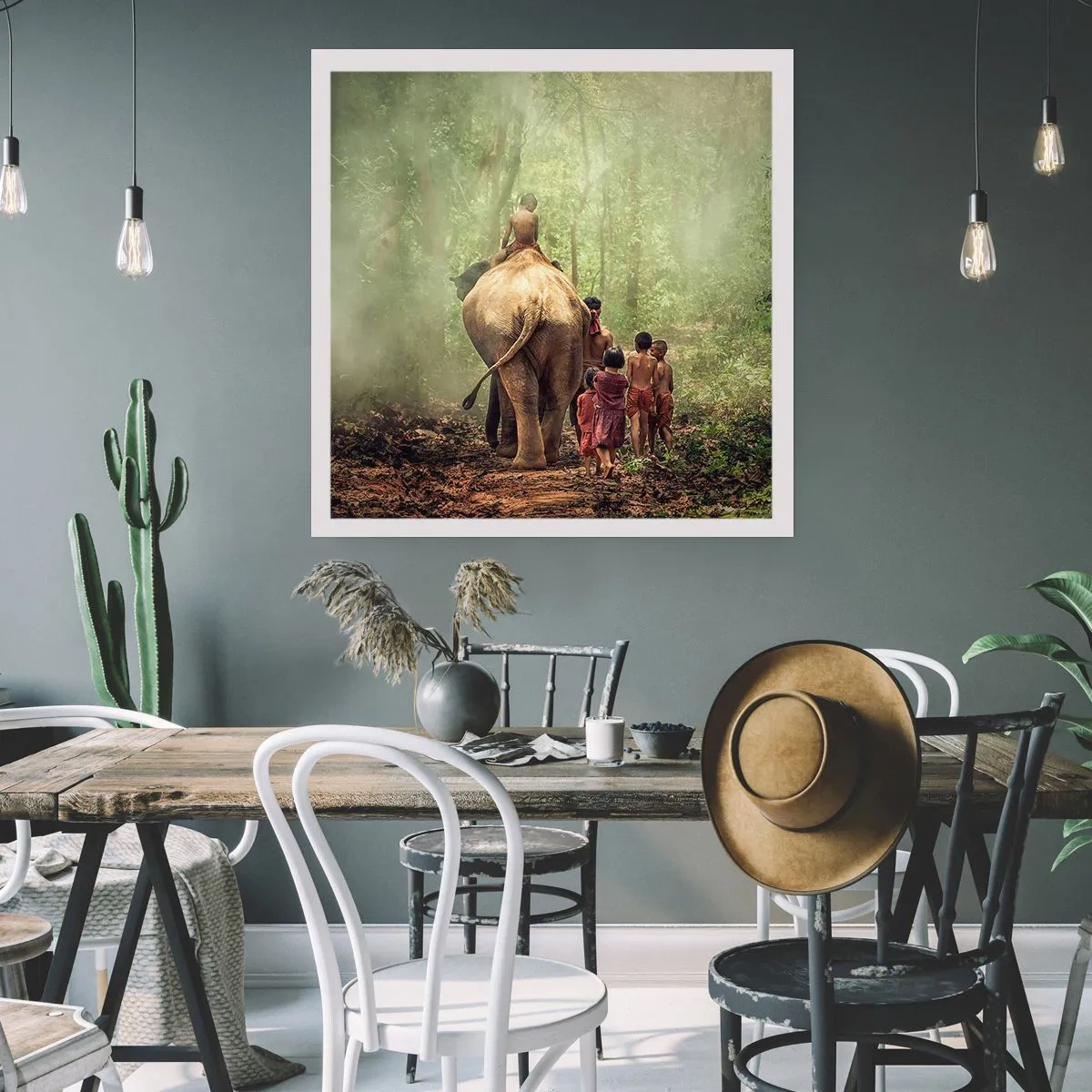 Affiche - Poster - Nouveau livre de la jungle - 40x40 cm