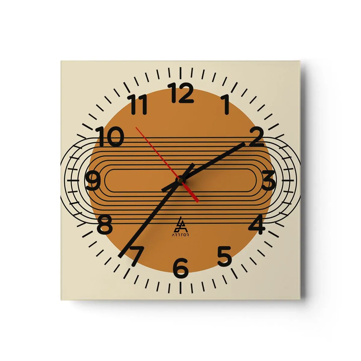 Horloge murale - Pendule murale - Plan idéal - 30x30 cm
