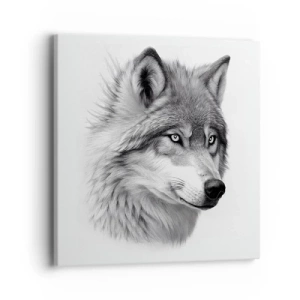 Impression sur toile - Image sur toile - Alpha – sans aucun doute - 40x40 cm