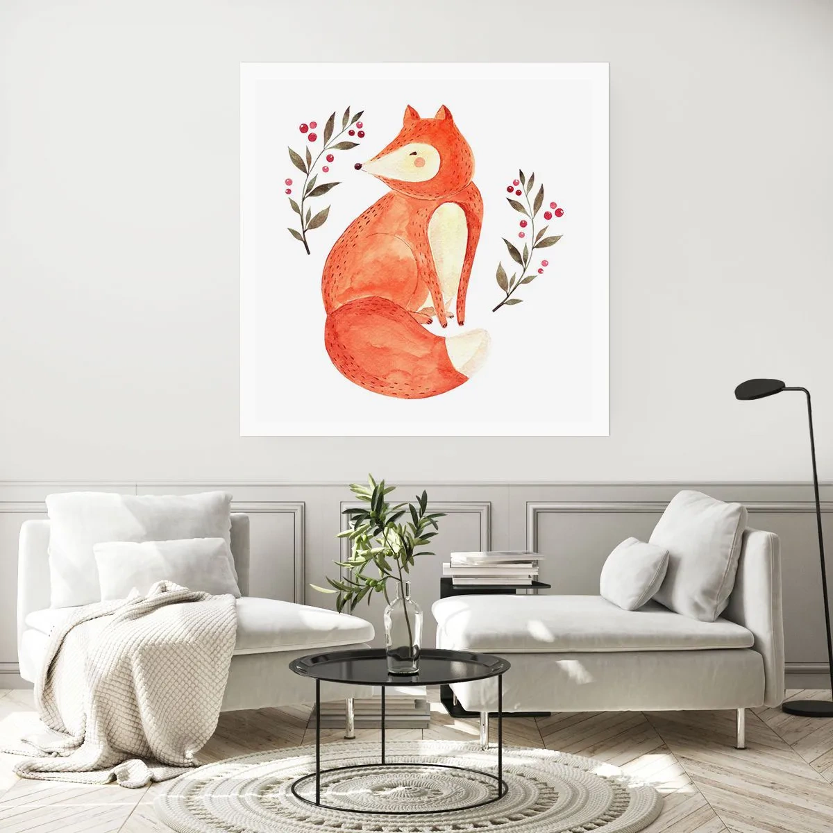 Affiche - Poster - Petit rouquin - 50x50 cm