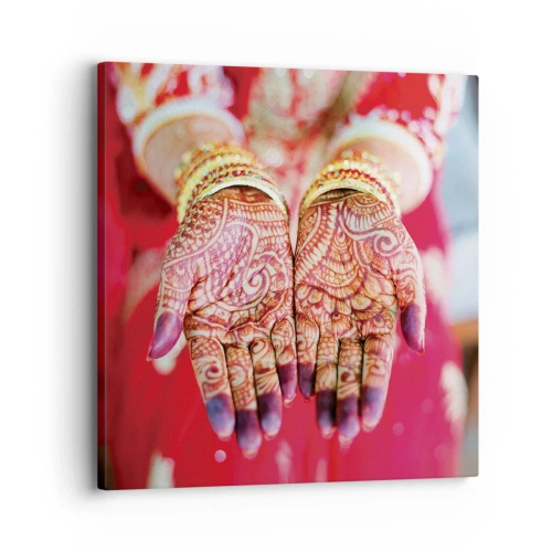 Impression sur toile - Image sur toile - Prêt à saisir votre chance - 30x30 cm