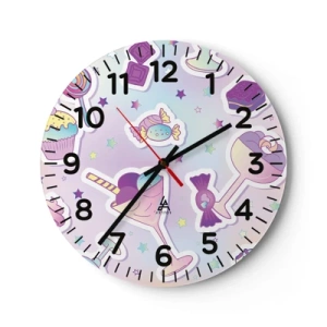 Horloge murale - Pendule murale - Pour que tous les jours soit un anniversaire  - 30x30 cm