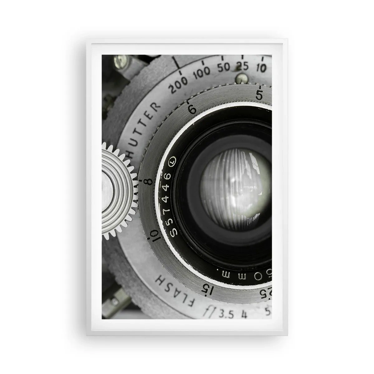 Affiche dans un cadre blanc - Poster - Histoire d'Hollywood - 61x91 cm