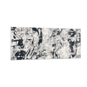 Impression sur verre - Image sur verre - Interpénétration des contraires - 100x40 cm