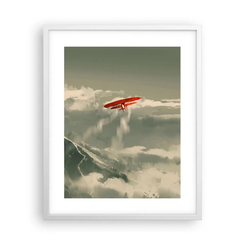 Affiche dans un cadre blanc - Poster - Pionnier intrépide - 40x50 cm