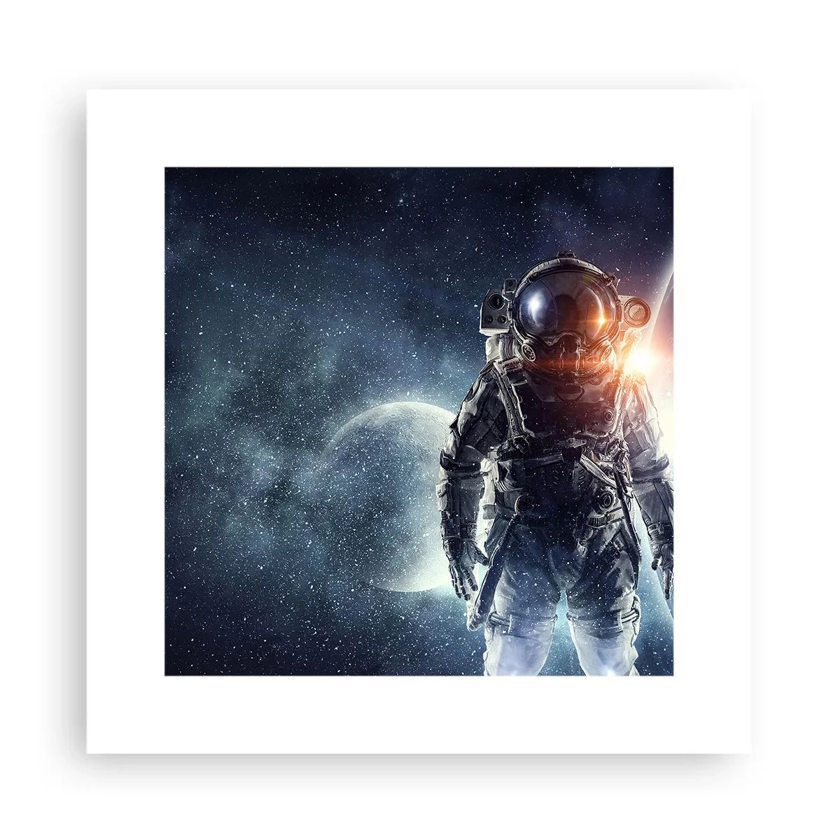 Affiche - Poster - Aventure spatiale - 30x30 cm