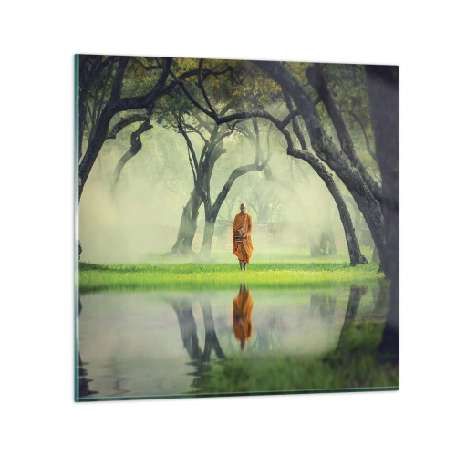 Impression sur verre - Image sur verre - En route vers l'illumination - 30x30 cm