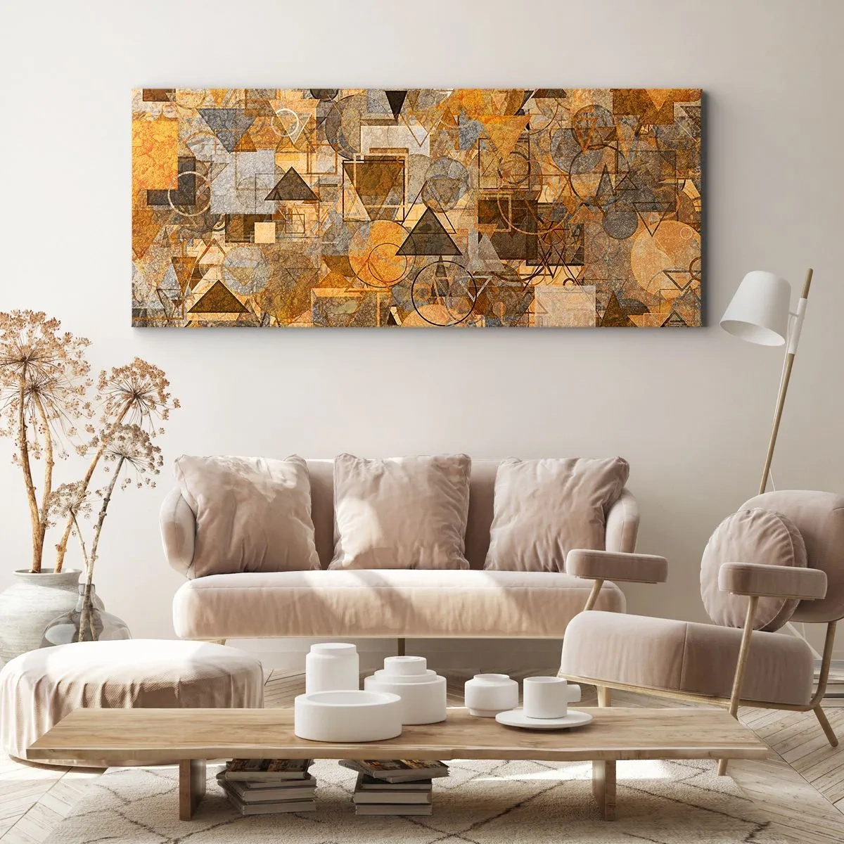 Impression sur toile - Image sur toile - Le monde en forme - 100x40 cm