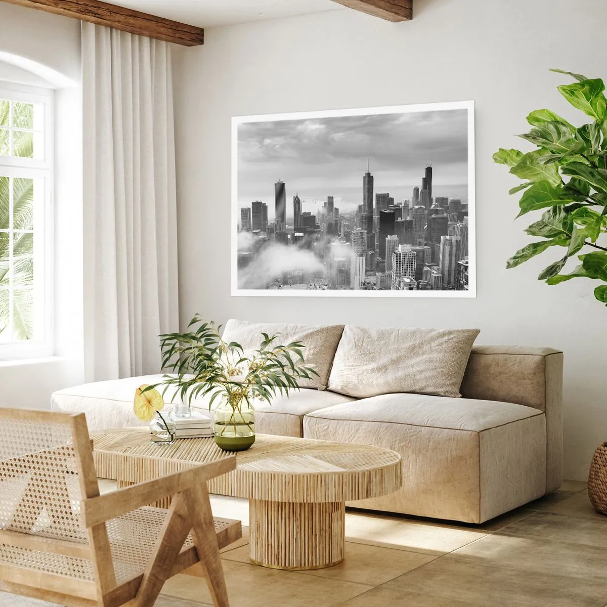 Affiche - Poster - Paysage américain - 50x40 cm