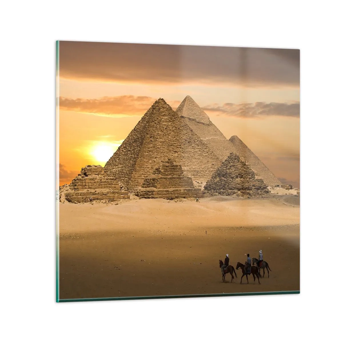 Impression sur verre - Image sur verre - Aucun changement depuis des milliers d'années - 30x30 cm