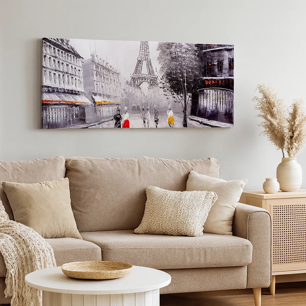 Impression sur toile - Image sur toile - Balade parisienne - 30x30 cm