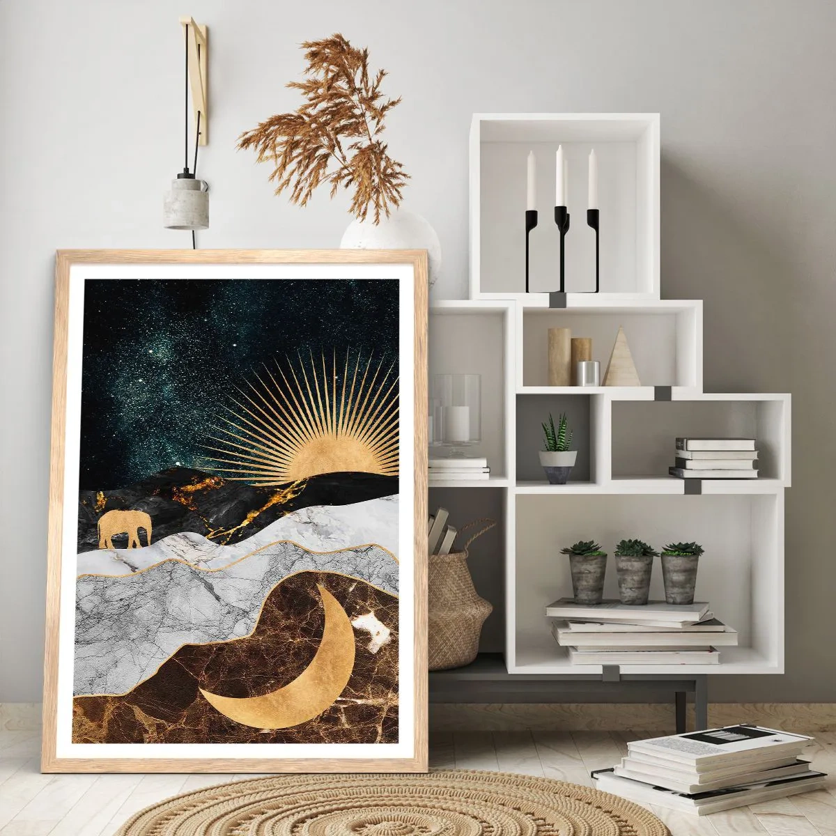 Affiche dans un chêne clair - Poster - Lois éternelles - 61x91 cm