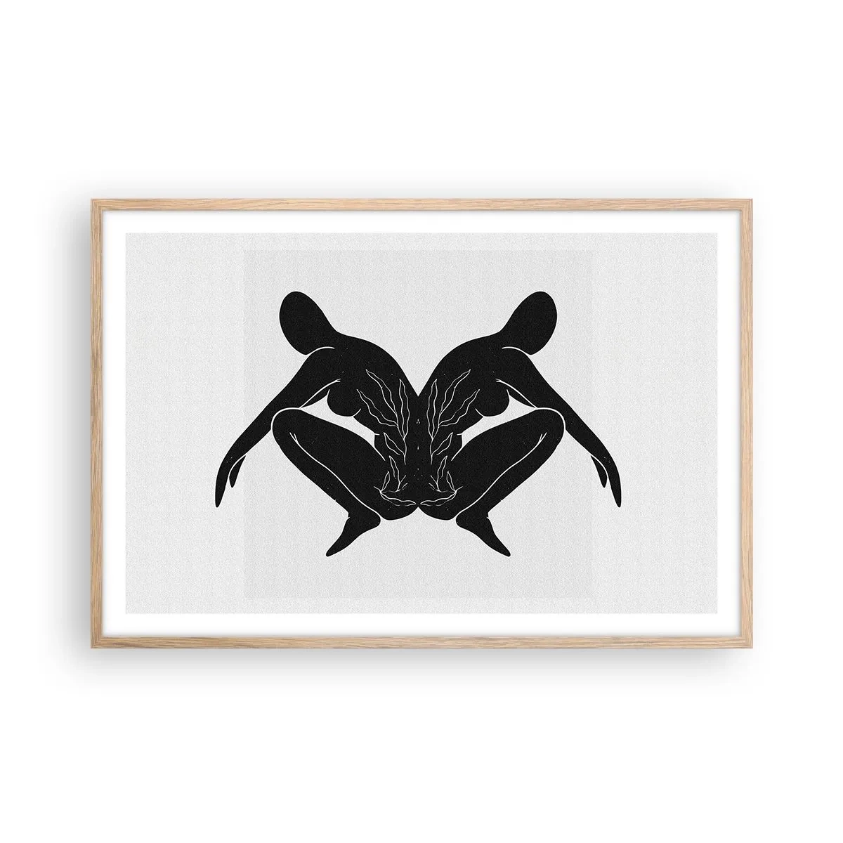 Affiche dans un chêne clair - Poster - Une âme commune - 91x61 cm