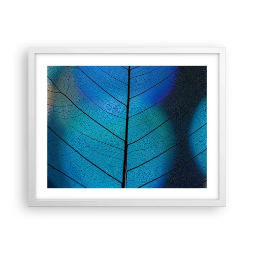 Affiche dans un cadre blanc - Poster - Construction complexe - 50x40 cm